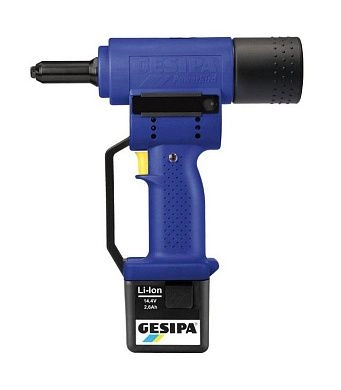 Заклепочник аккумуляторный, 4,8-6,4мм, 13000 Н (POWERBIRD) GESIPA