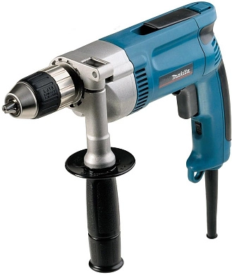Дрель DP 4001 (750 Вт, до 13 мм в мет., 1 скор., патрон БЗП, кор.) MAKITA