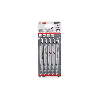 Пилка для лобзика T 345 XF Progressor for Wood and Metal (в упаковке 5шт.), (2.608.634.994) BOSCH