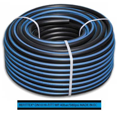 Шланг ПВХ армированный REFITTEX 40/120bar  8х14мм (бухта 50м)(RH40081450) BRADAS