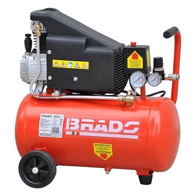 Воздушный компрессор BRADO AR25A (до 235 л/мин, 8 атм, 25 л, 230 В, 1.50 кВт)