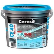Фуга цементная эласт. CE 40 Aquastatic CERESIT (нар./внутр.; 1-8 мм) графит (16), 2 кг