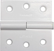 Петля дверная "MASTER" разъемная, цвет белый, левая, 75мм (37613-75-2L) STAYER