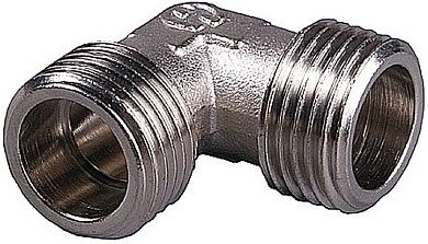 Уголок никелированная латунь, ш/ш, 1/2" (51071-S/S-1/2) GENERAL FITTINGS