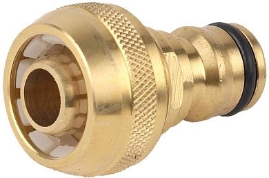 Переходник "Profi" (соединитель-шланг) латунный, 1/2" (4246-55024B) RACO