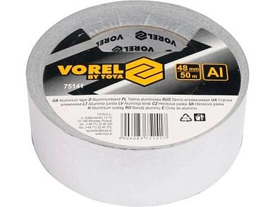 Лента клеящая алюминиевая 48мм/50м (75141) VOREL