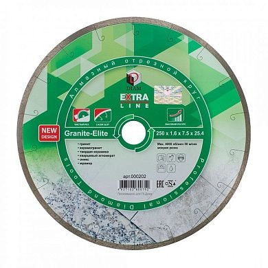 Круг алмазный сплошной 400х2.2х7.5х32/25.4 мм Керамогранит GRANITE-ELITE EXTRA LINE DIAM