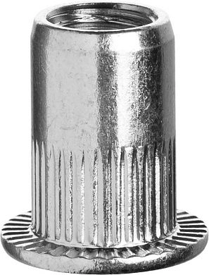 Заклепка резьбовая стальная с насечками DIN 7338 М8, 250шт. (31317-08) ЗУБР