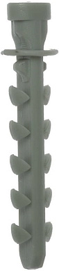 Дюбель трубной клипсы нейлоновый Ø 6x35 мм, 100шт. (4-44953-06-035) ЗУБР
