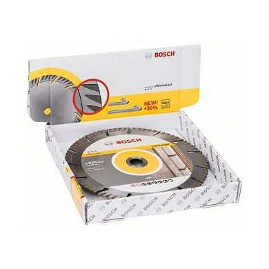 Круг алмазный сегм. 230x2.6х10х22.23 мм Standard for Universal, 10шт. (2 608 615 066) BOSCH