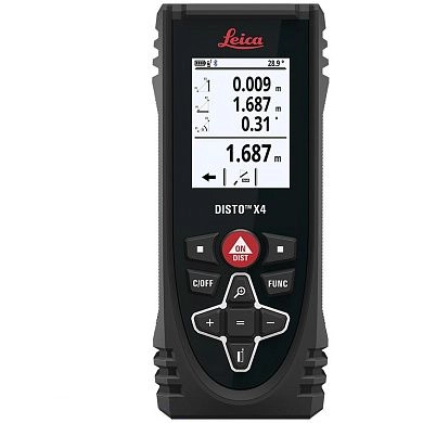 Дальномер лазерный Leica Disto X4-1 (150 м, точность: 1.0 мм, красный лазер)