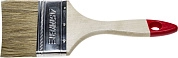 Кисть плоская 75мм, натур. светл. щетина, дер. ручка "Стандарт" (0101-075) STAYER