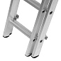 Лестница алюмин., 3х12 ступ, трехсекц., 5600мм, слож.3390х445х175мм, (97822) СИБРТЕХ фото7