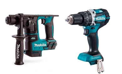 Набор DLX2271: перфоратор аккум. DHR171Z + дрель-шуруповерт аккум. DDF484Z MAKITA