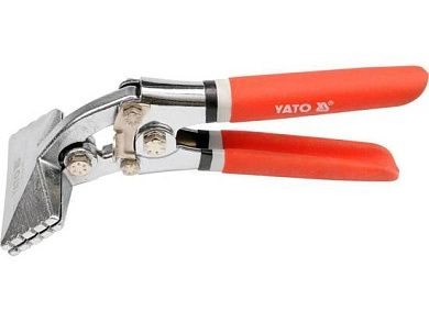 Щипцы для формировки профилей 210мм, загнутые (80х35мм)(YT-5140) YATO