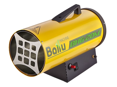 Пушка тепловая газовая BHG-20 (17 кВт 270 м3/ч 1,4 кг/ч 220В) BALLU