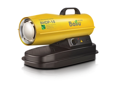 Пушка тепловая дизельная BHDP-10 (10 кВт 590 м3/час 220В до 100м2 прямой нагрев) BALLU