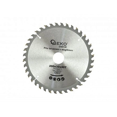 Диск пильный 200х32х40T по дереву (G00136) GEKO