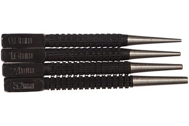 Набор выколоток (добойников для гвоздей) 0.8-3.2мм, 4пр. (03A440) TOPEX