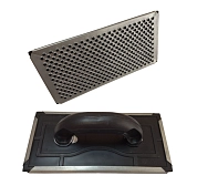 Терка пластмассовая с металл. накладкой 130х270мм, для пенопласта  РБ