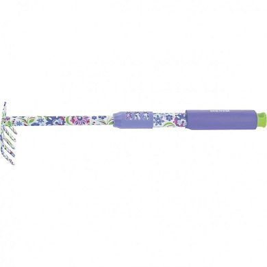 Грабли 5-зубые, 85х440 мм, стальные, удлиненная рукоятка, FLOWER MINT (62046) PALISAD