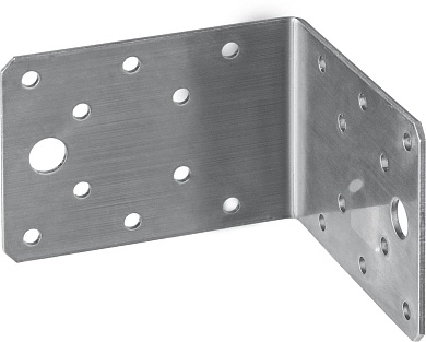 Уголок крепежный нержавеющий НКУ-2.0, 65х90х90х2мм, Профессионал (310526-65) ЗУБР