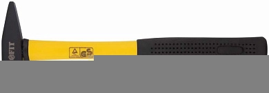 Молоток кованый 300гр., фиберглассовая ручка (F_44283) FIT