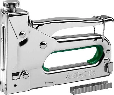 Степлер с регул. силы удара, мет. корп. 4-в-1: тип 140, 28, 300, 500 "Max 140" (31508_z02) STAYER