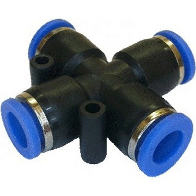 Фитинг пневматический PU/PE тип Х12мм (G03054) GEKO