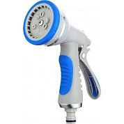 Пистолет-распылитель для полива регулируемый 9 функций Zn, Plastic, TPR coated (HD-G1315) H-D