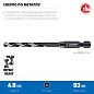 Сверло по металлу ц/х 4.0х43х93 мм, HSS, хв. HEX 1/4", класс A1 "IMPACT READY" (29623-4_z01) ЗУБР фото3
