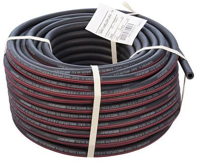 Рукав ацетиленовый 9x3, черный 50м GAC Weldflex арт. 210T209015