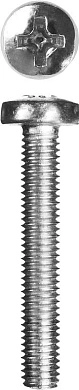 Винт с полукруг. головкой M5x30 DIN 7985 кл. пр. 4.8 оцинк. 7шт. (303156-05-030) ЗУБР
