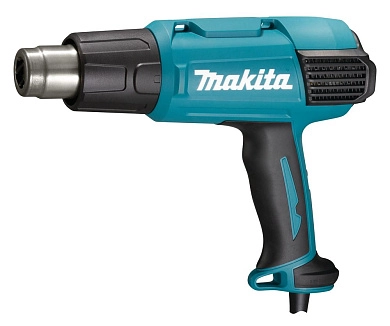 Фен технический HG 6531 CK (2000Вт, 2 режима, 50-650С, 7 насадок, чем.) MAKITA