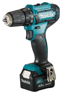 Дрель-шуруповерт аккум. DF 333 DWME (12.0 В, 2 акк. х 4.0 А/ч Li-Ion, 30 Нм, чем.) MAKITA