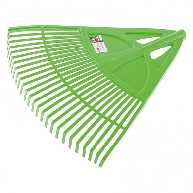 Грабли веерные пластиковые, 620 мм, 27 плоских зубьев, без черенка, Россия (61709) PALISAD