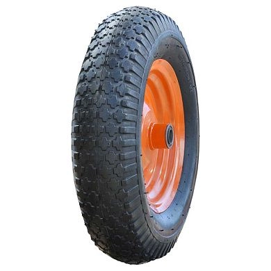 Колесо для тачки 4.00-8 (20х100) (2x125 PROFI) BRADO