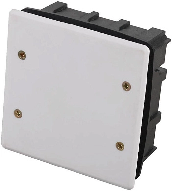 Коробка монтажная СВЕТОЗАР для подштукатурного монтажа, макс. напряжение 400В, с крышкой, 100х100х50