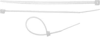 Хомут-стяжка белый, 3.5x200 мм, 50шт. нейлоновые, Professional (3785-20) STAYER