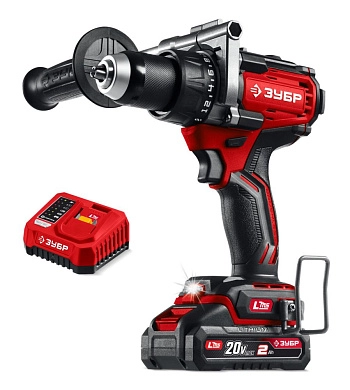 Дрель-шуруповерт аккум. ДБ-165-21 (LMS) (20.0 В, 1 акк. х 2.0 А/h, 165 Нм, кор.) ЗУБР