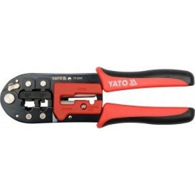 Пресс-клещи для обжима и зачистки кабеля (RJ45, RJ11)(YT-2243) YATO