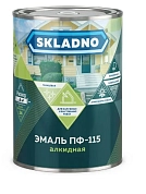 Эмаль ПФ-115 "SKLADNO" белая 1,8 кг