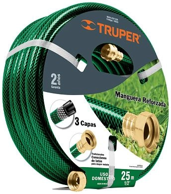 Шланг садовый 25м MAN-25X1/2R (16033) TRUPER