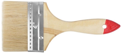 Кисть плоская 100мм, натур. светлая щетина (F_01038) FIT