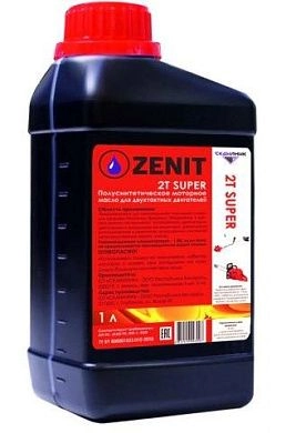 Масло моторное для 2T двигателей (полусинтетика 1л SAE: -) ZENIT Super