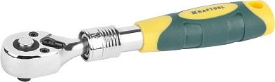 Трещотка телескоп. 1/4", 72зуб., 150-200мм, Cr-V "PRO" (27798-1/4) KRAFTOOL