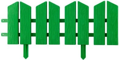 Бордюр декоративный "ЛЕТНИЙ САД", 16х300см, зеленый (422225-G) Grinda