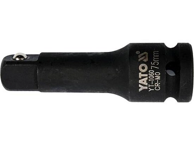 Удлинитель 1/2" ударн., 75мм, CrMo (YT-1060) YATO