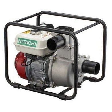 Мотопомпа (насос центробежный) Hitachi A160EA с бензиновым двигателем для перекачки чистой воды (A16