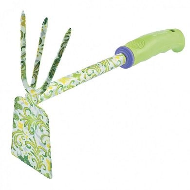 Мотыжка комбинированная, 70х300 мм, стальная, пластиковая рукоятка, FLOWER GREEN (62041) PALISAD